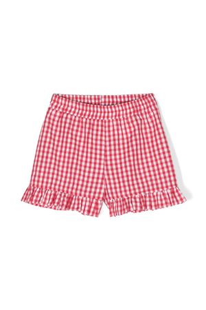 red cotton shorts MONNALISA KIDS | 39C41330429943